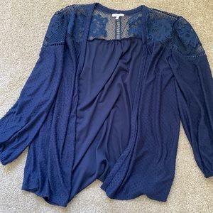 Navy Blue Maurices Cardigan